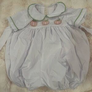 Embroidered Pumpkin Holiday Bubble